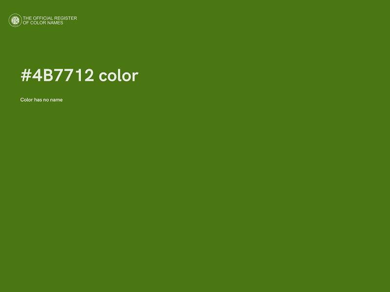 #4B7712 color image