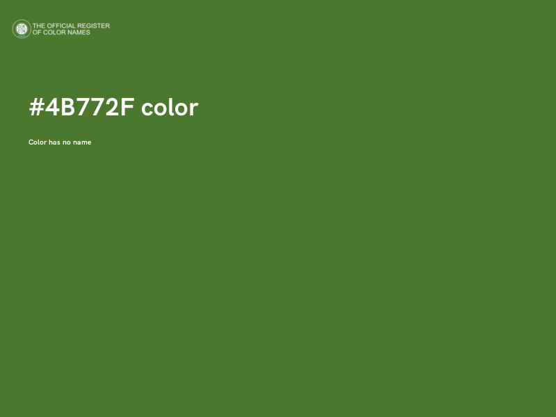#4B772F color image