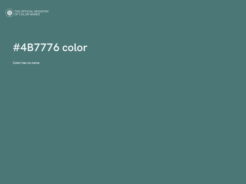 #4B7776 color image