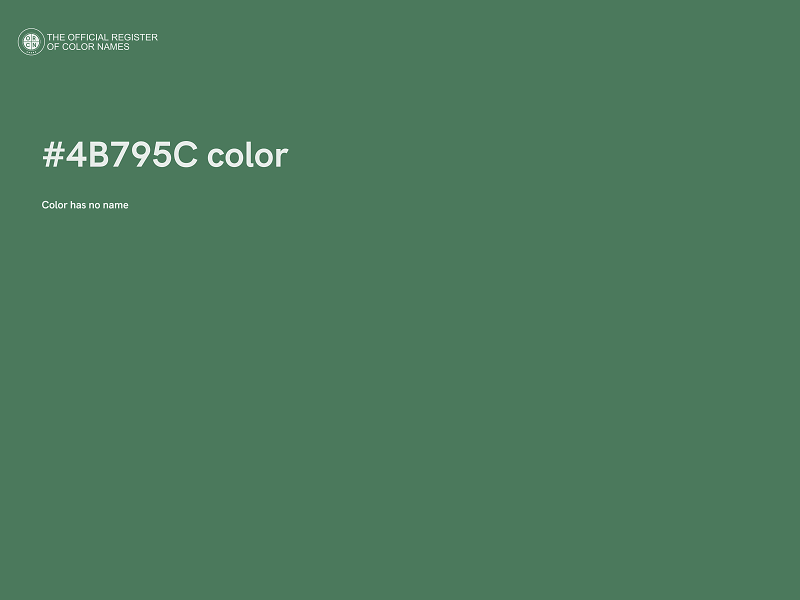 #4B795C color image