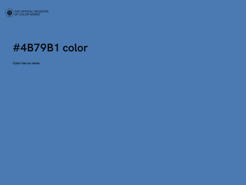 #4B79B1 color image