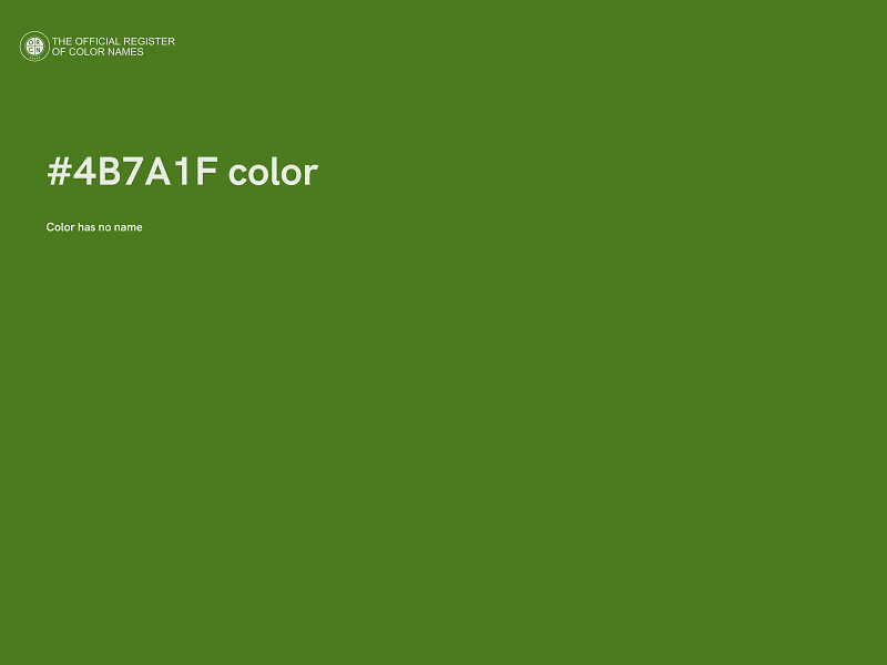 #4B7A1F color image