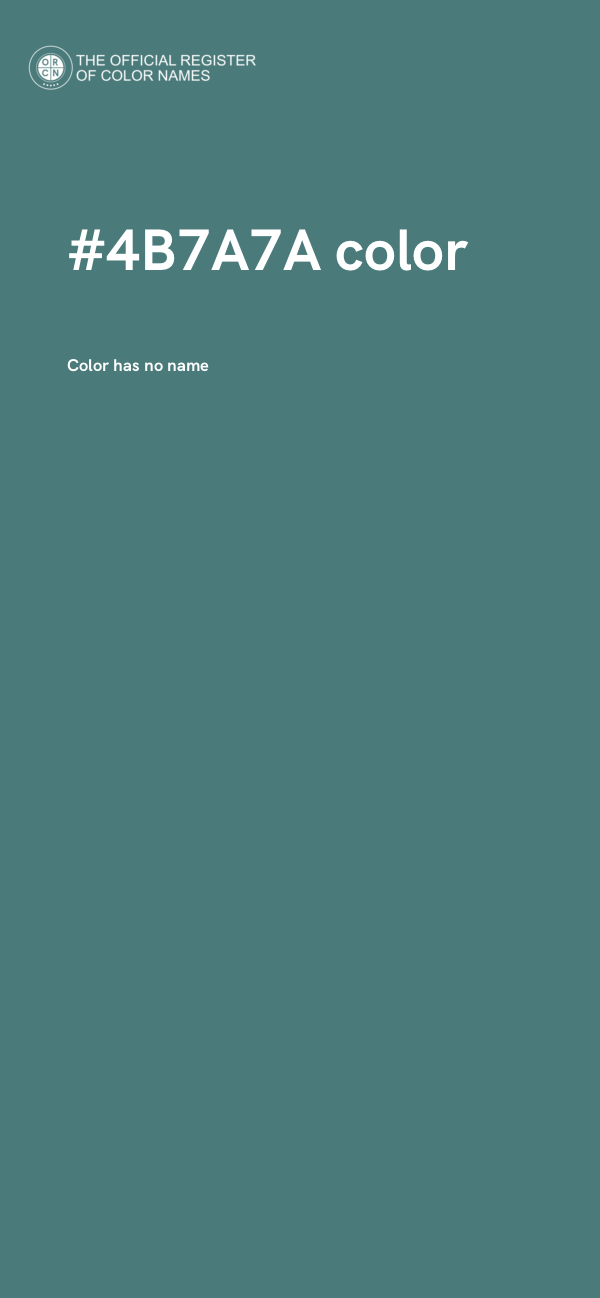 #4B7A7A color image