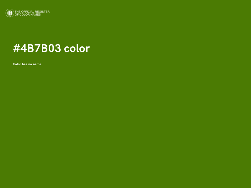 #4B7B03 color image