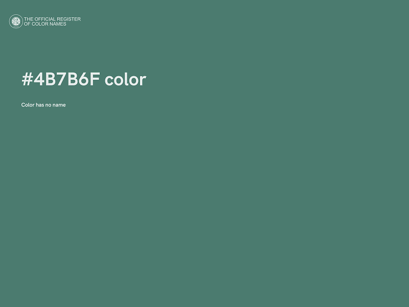 #4B7B6F color image