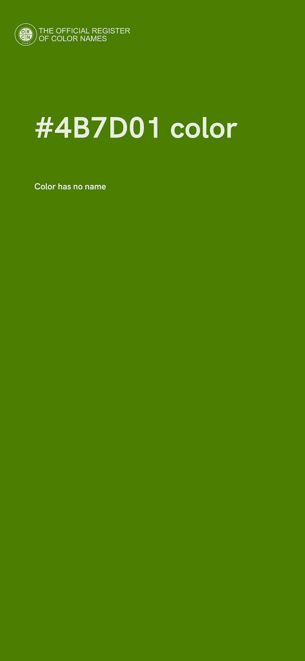 #4B7D01 color image