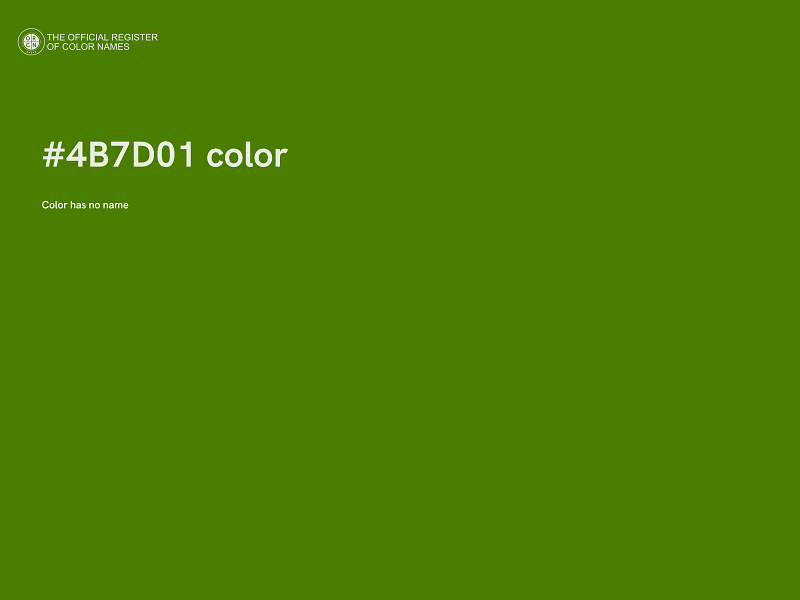 #4B7D01 color image