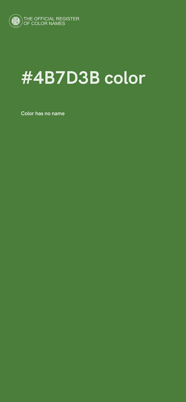 #4B7D3B color image