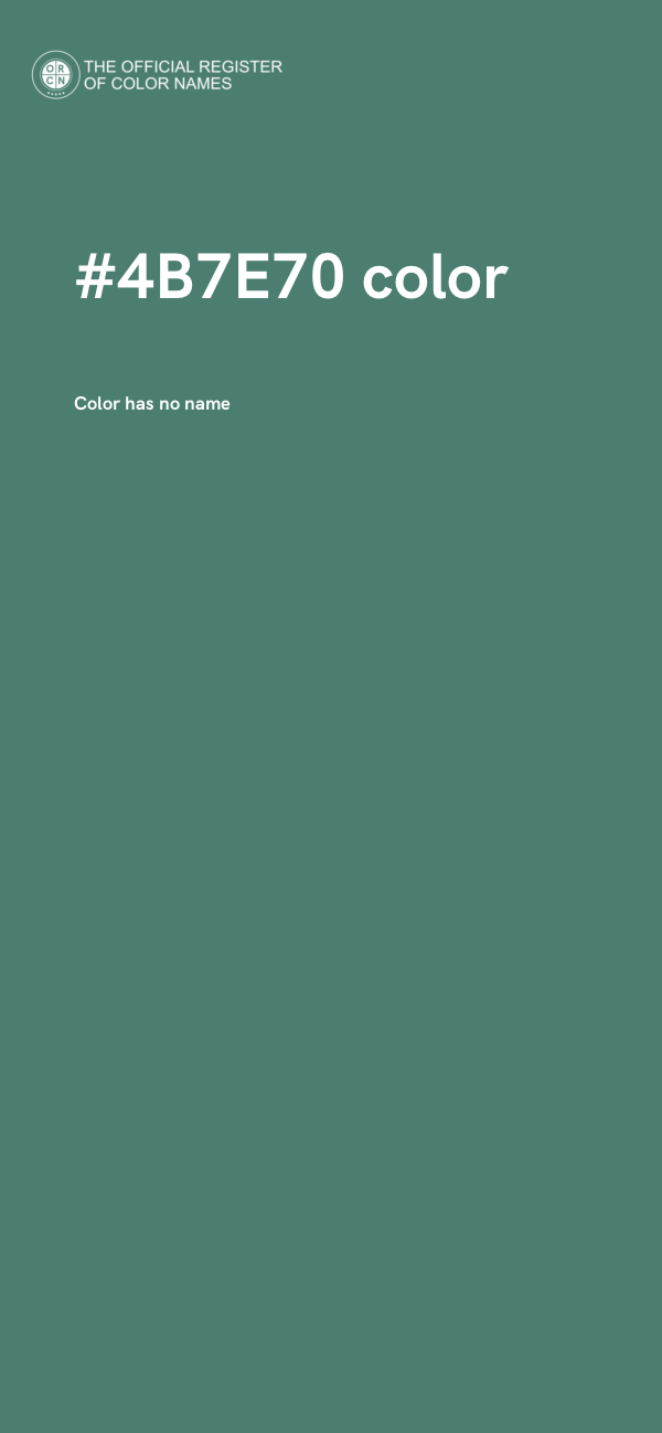 #4B7E70 color image