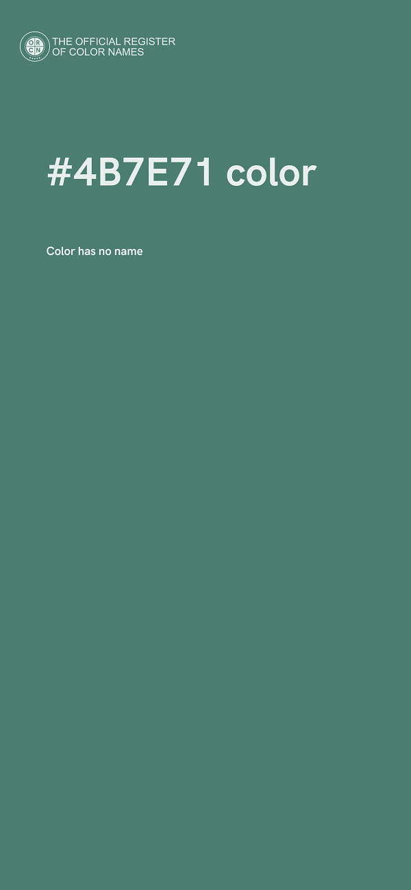 #4B7E71 color image