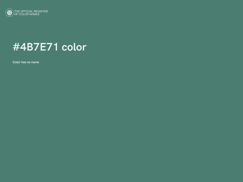 #4B7E71 color image