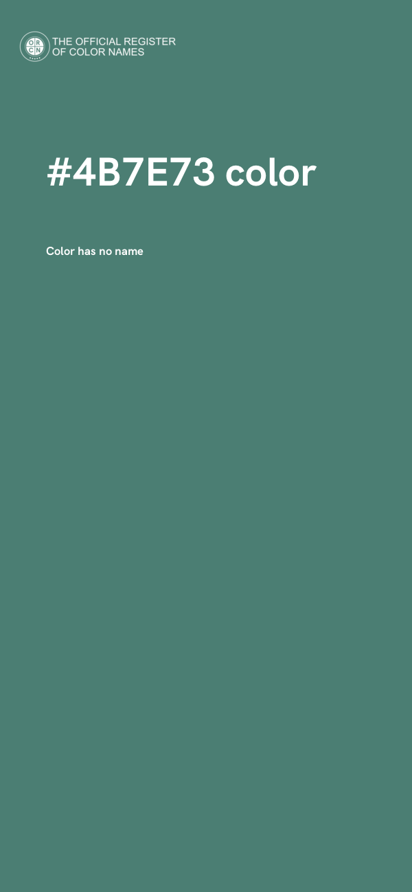 #4B7E73 color image