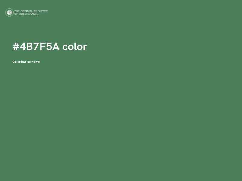 #4B7F5A color image