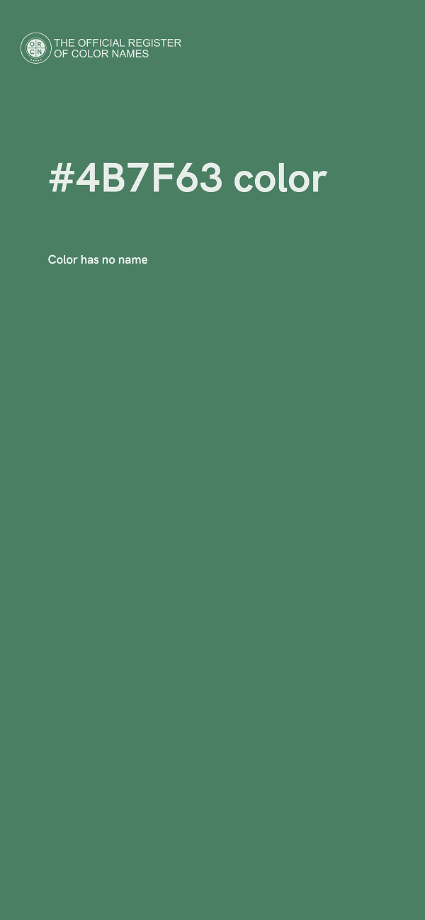#4B7F63 color image