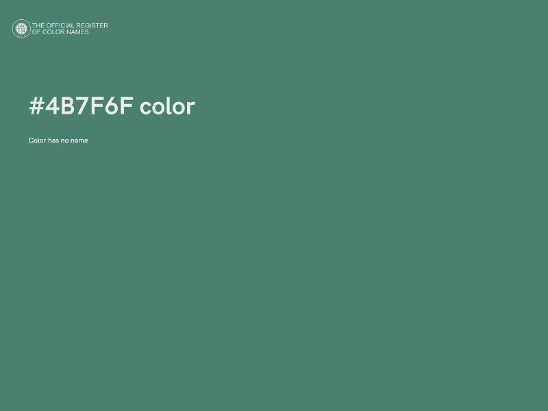 #4B7F6F color image