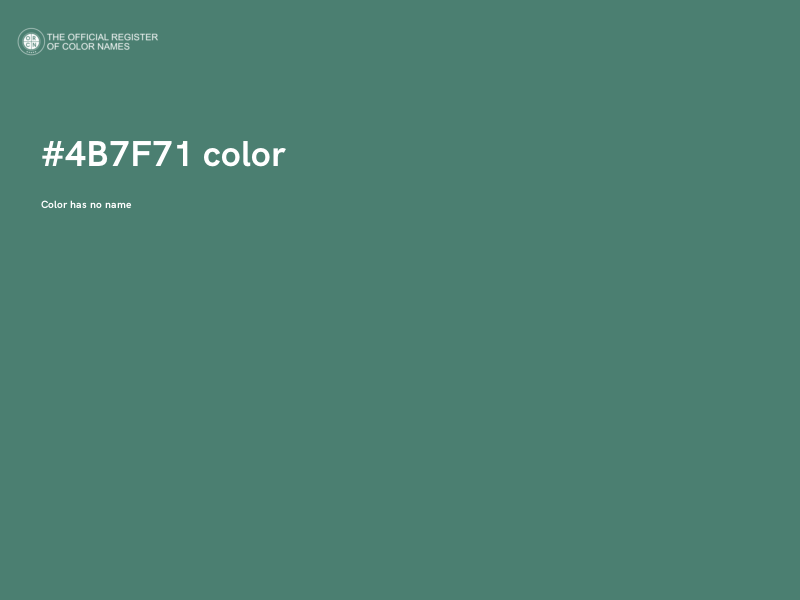#4B7F71 color image