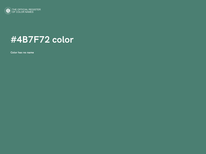 #4B7F72 color image