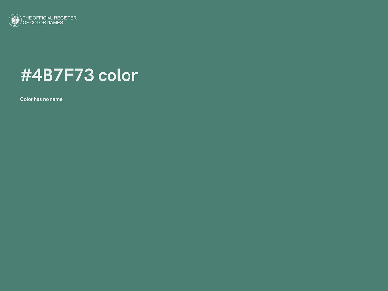 #4B7F73 color image