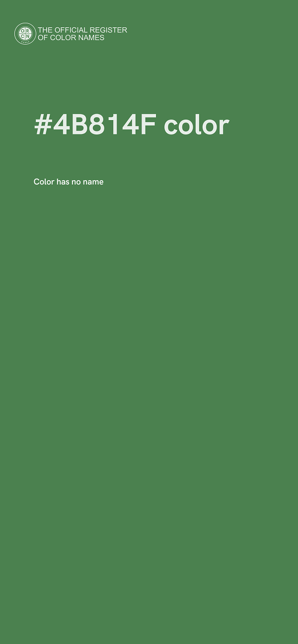#4B814F color image