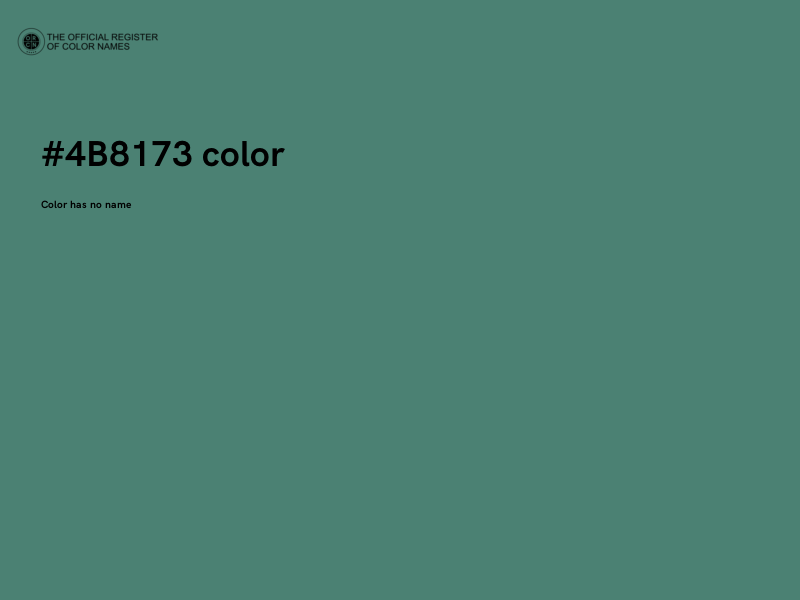 #4B8173 color image