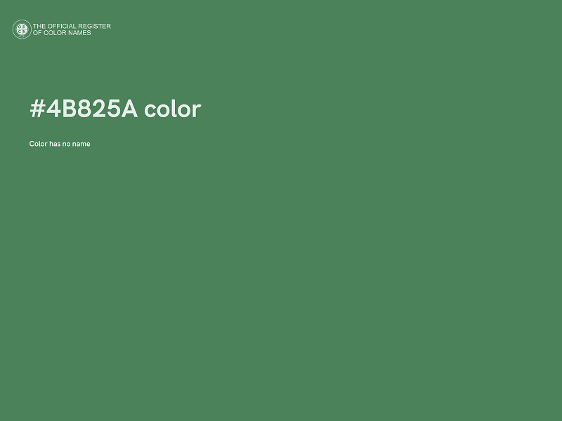 #4B825A color image