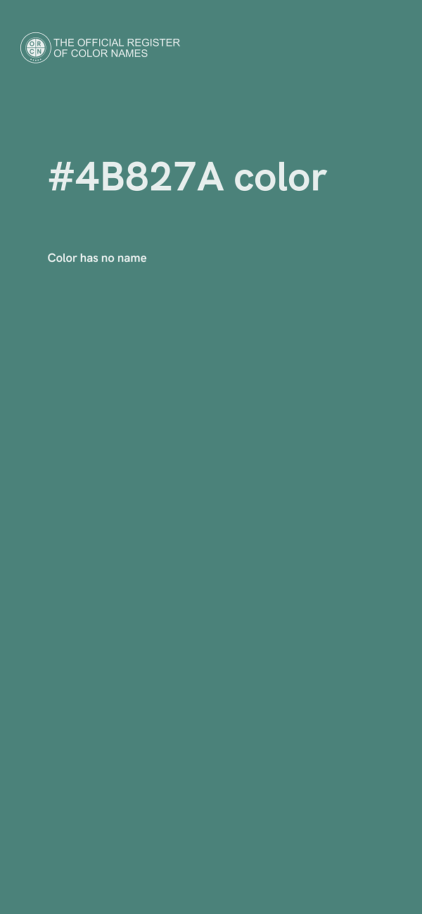 #4B827A color image
