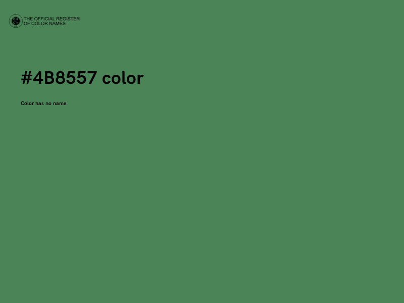 #4B8557 color image