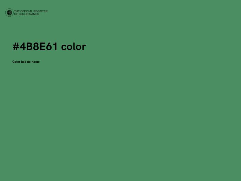 #4B8E61 color image