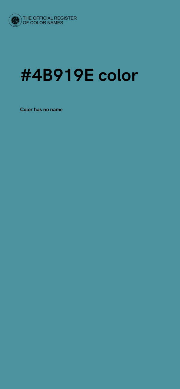 #4B919E color image