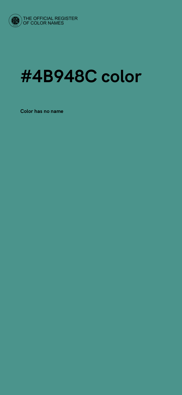 #4B948C color image