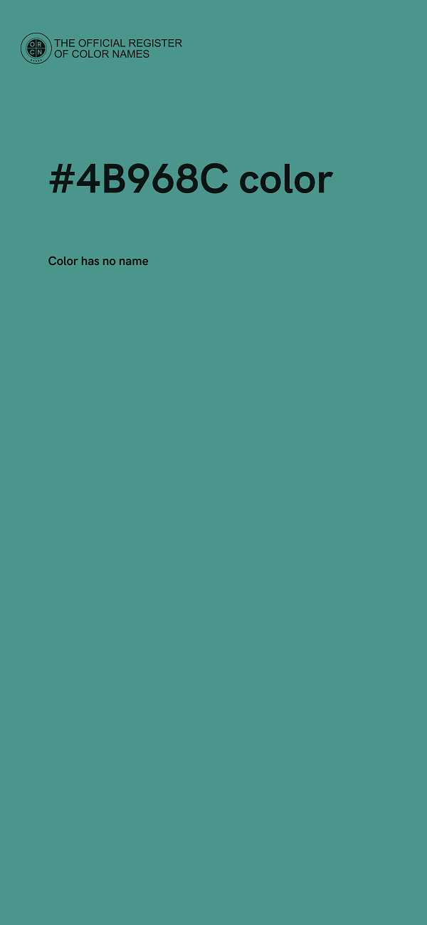#4B968C color image