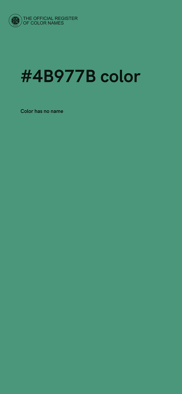 #4B977B color image