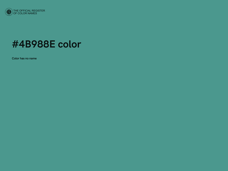 #4B988E color image