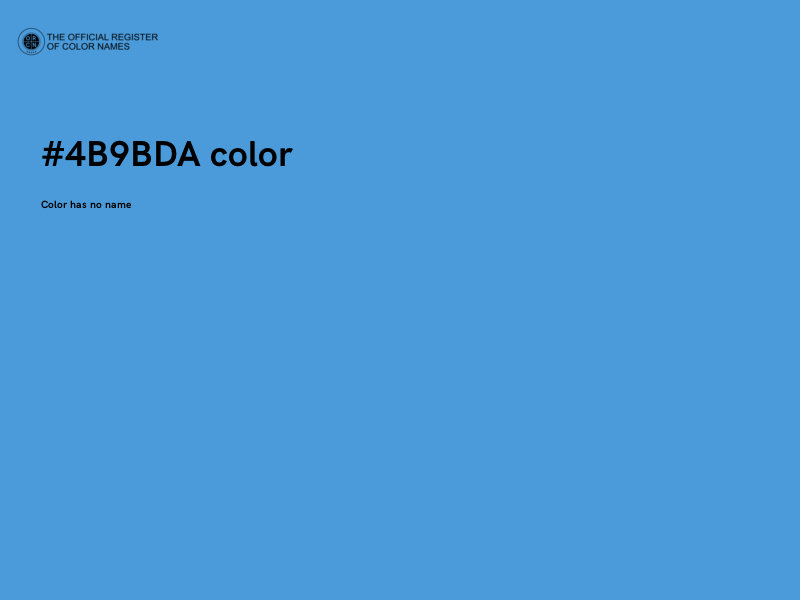 #4B9BDA color image