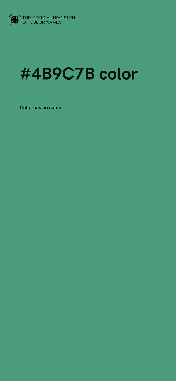 #4B9C7B color image