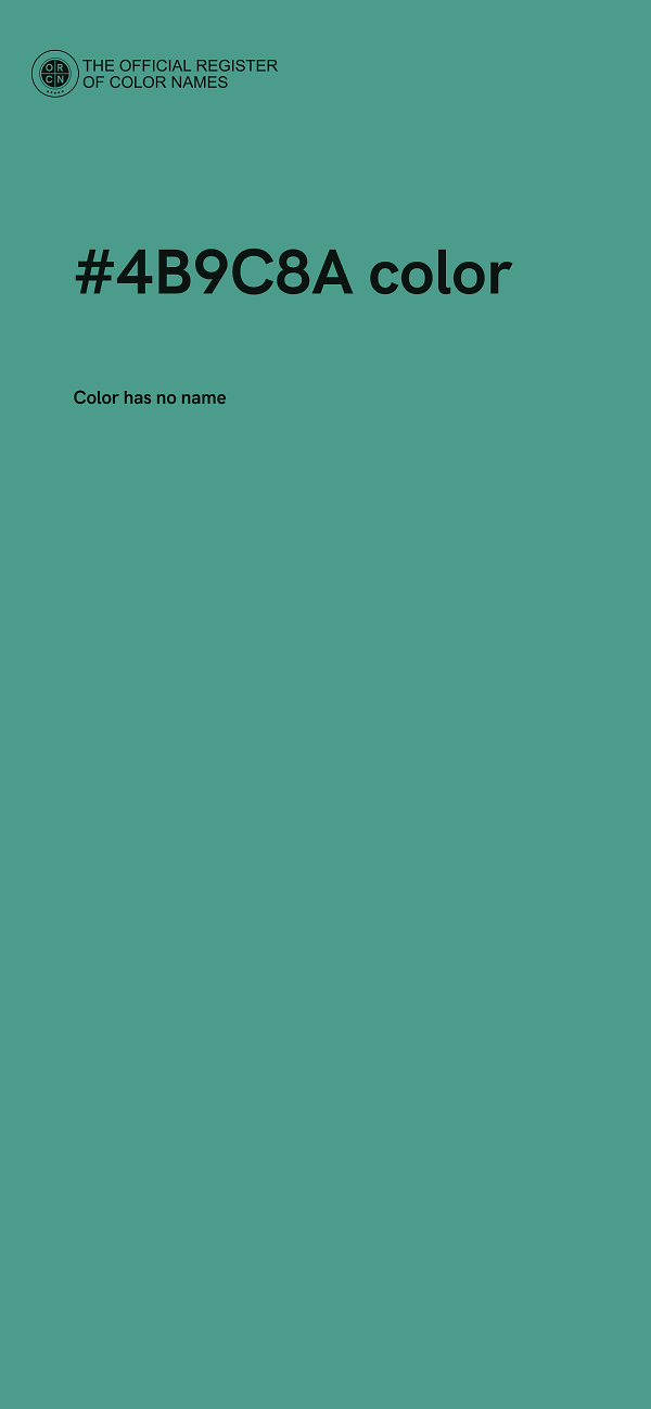 #4B9C8A color image