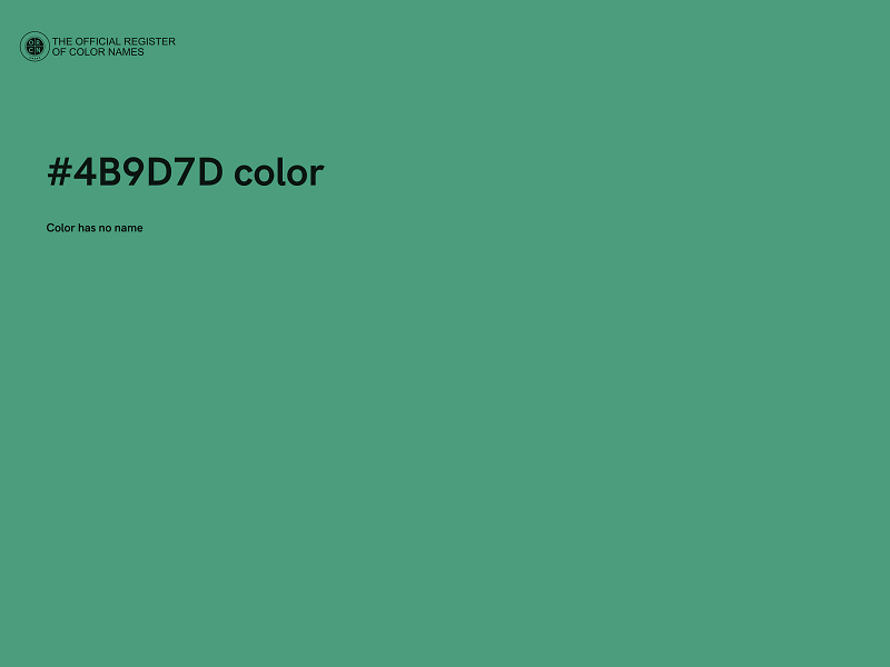 #4B9D7D color image