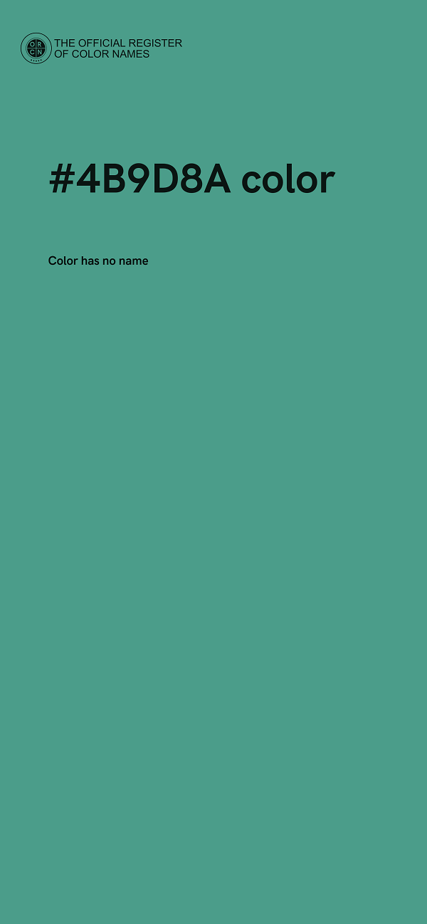 #4B9D8A color image