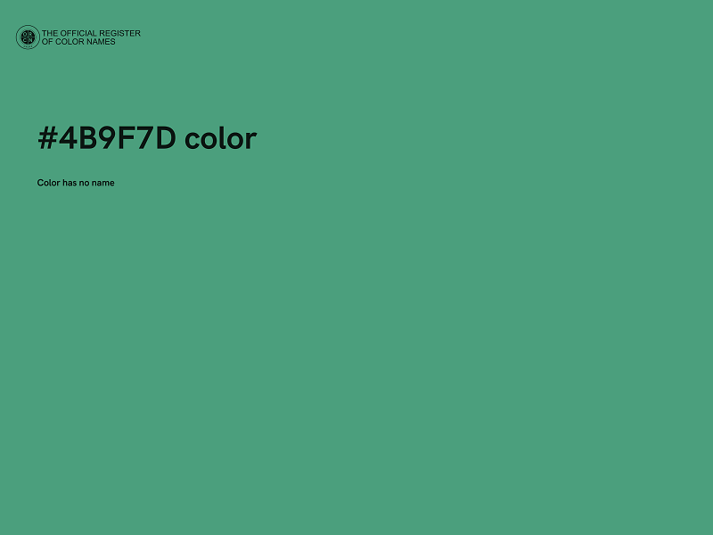 #4B9F7D color image