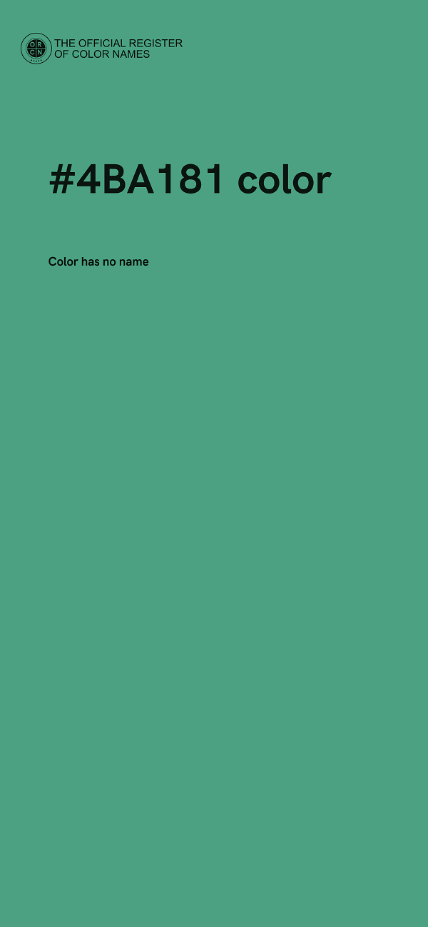 #4BA181 color image
