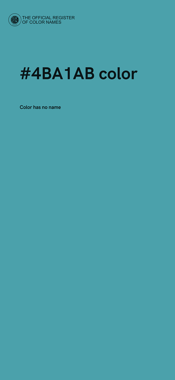 #4BA1AB color image