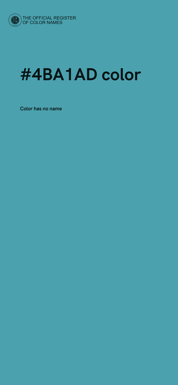 #4BA1AD color image