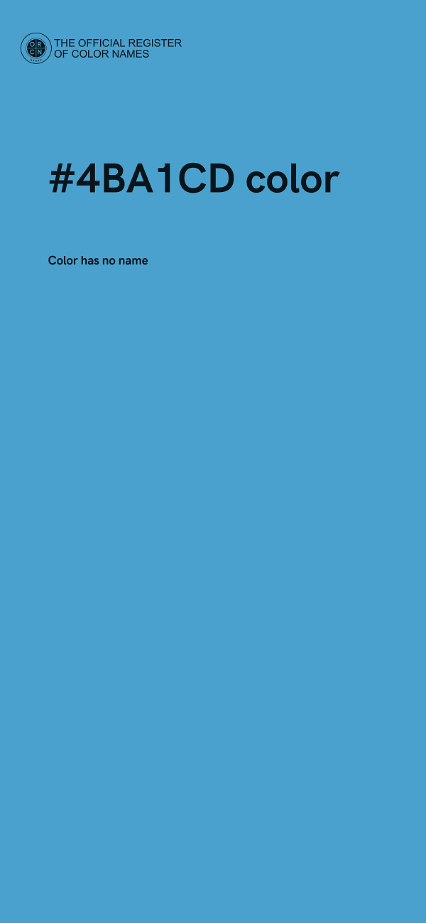 #4BA1CD color image