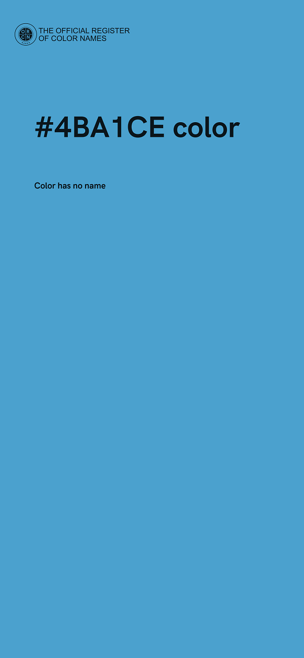 #4BA1CE color image
