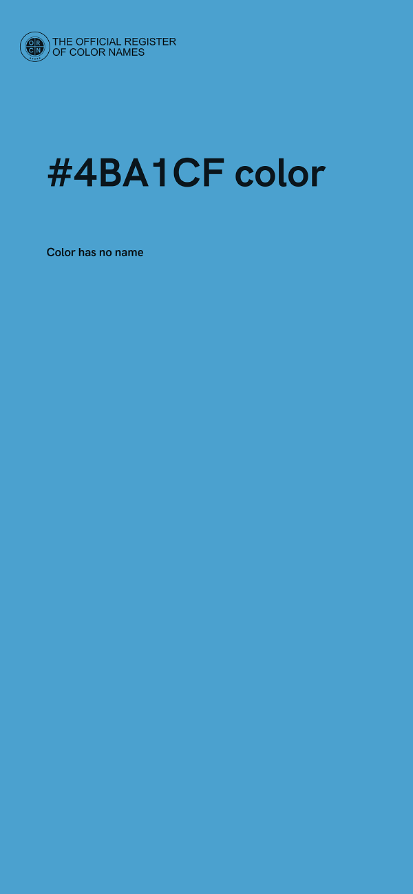 #4BA1CF color image
