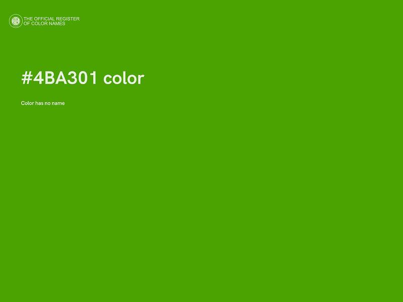 #4BA301 color image