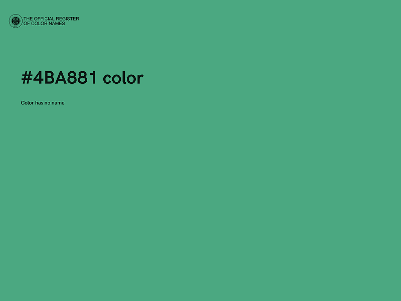 #4BA881 color image