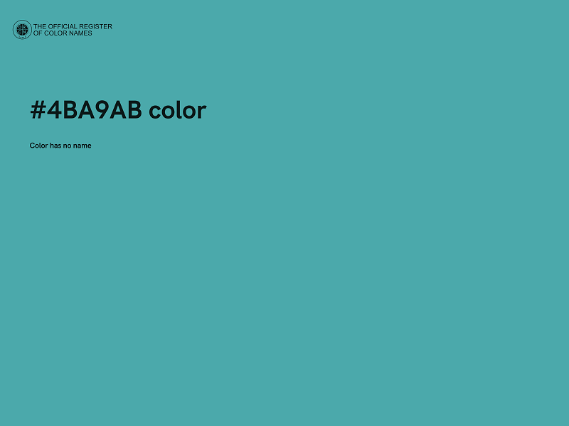#4BA9AB color image