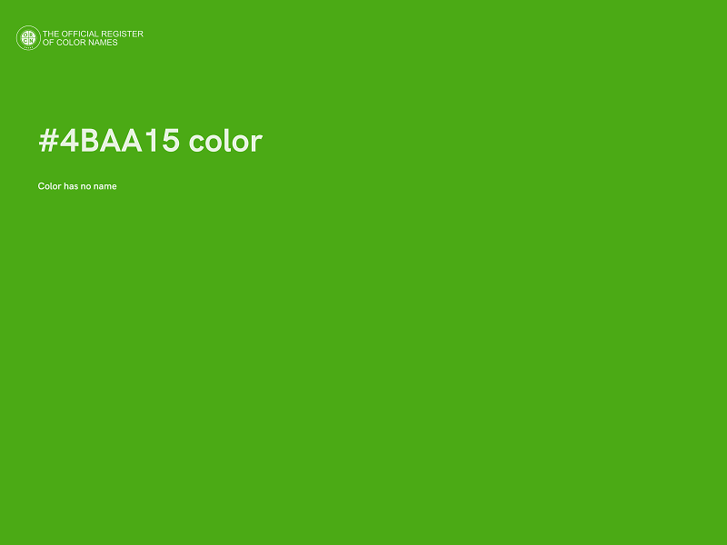 #4BAA15 color image