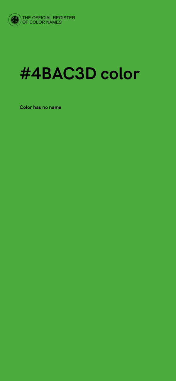 #4BAC3D color image